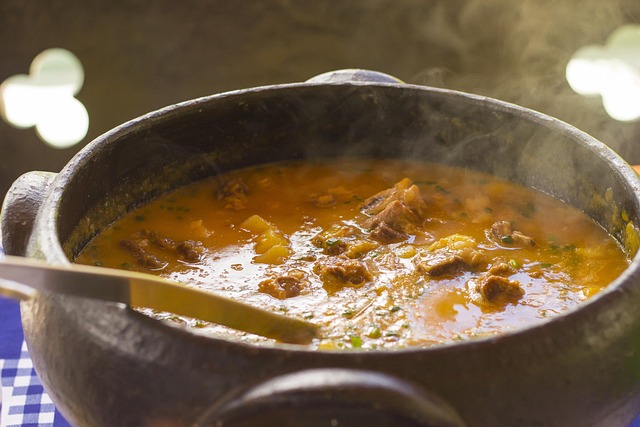 food, bowl, steam